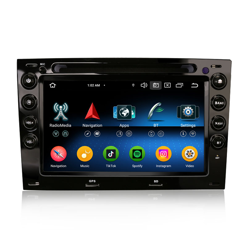 Erisin ES6513M 7" DSP Android 16.0 Car Stereo DVD for Renault Megane Ⅱ GPS Navigation Wireless CarPlay & Auto 4G WiFi DAB+ BT5.1