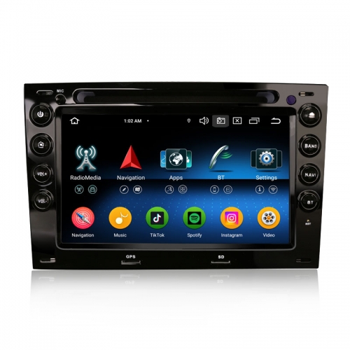 Erisin ES6513M 7" DSP Android 16.0 Car Stereo DVD for Renault Megane Ⅱ GPS Navigation Wireless CarPlay & Auto 4G WiFi DAB+ BT5.1