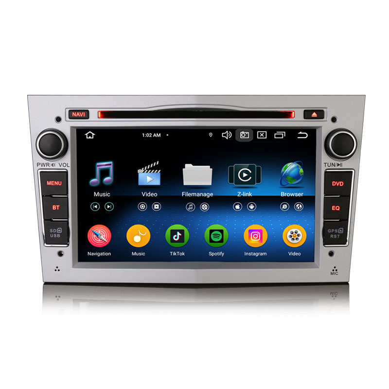 Erisin ES6560PS 7" DSP Android 16.0 Car Stereo DVD for Opel Vauxhall Vivaro Astra Corsa Zafira Wireless CarPlay & Auto GPS 4G DAB+ BT5.1
