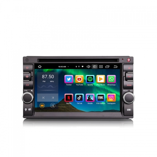Erisin ES8536U 6.2" IPS Universal 2 Din Android 16.0 Car Radio Wireless CarPlay & Auto GPS 4G DAB+ DSP DVD Player For Nissan