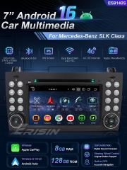 Erisin ES9140S Android 16 8GB RAM 128GB ROM Car Stereo Wireless CarPlay Android Auto DSP 16-Band EQ GPS 4G WiFi for Mercedes-Benz SLK R171 2004-2011