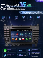Erisin ES9169C 8GB+128GB DSP Android 16.0 Car DVD CarPlay Auto GPS 4G DAB+ for Mercedes Benz G-Class W463 CLC Class C-Class W203 Stereo