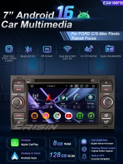 Erisin ES9166FB 8G+128G DSP Android 16.0 Car DVD CarPlay & Auto GPS 4G DAB+ for Ford C/S-Max Galaxy Kuga Focus Transit Connect Fiesta Multimedia