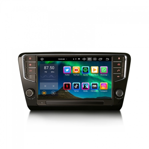Erisin ES8527S 9" Android 16.0 Car Multimedia System For Skoda Octavia MK III Stereo GPS Carplay AUTO Radio 4G DSP IPS Screen