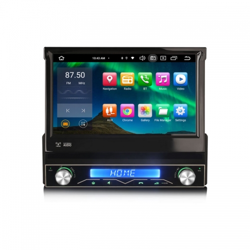 Erisin ES8368U 7" Universal 1Din Car Stereo Android 16.0 Car Multimedia Carplay Auto GPS Navigation WiFi Bluetooth 5.0