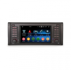 Erisin ES5739B IPS Screen Android 14.0 Car Stereo GPS SatNav Radio For BMW 5 Series E39 M5 DSP 4G LTE Wireless CarPlay Auto Bluetooth 5.0