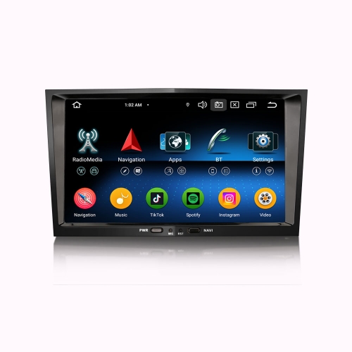 Erisin ES5708P Android 14 Car Stereo GPS Navigation For Opel Vauxhall Vivaro Astra Corsa Zafira CarPlay Auto Radio DSP WiFi 4G BT5.0 HD IPS-Screen