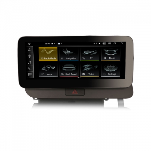 ES3875QL Android 14.0 Car Stereo Screen Upgrade For Audi Q5 (2009-2016) low Configuration 4G LTE Slot Dual WiFi CarPlay Auto Radio GPS Systemeo Screen