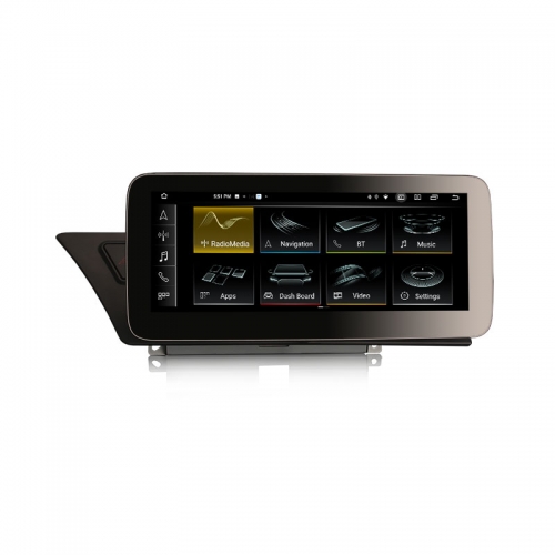 ES3874HL 10.25 Android 14.0 Car Stereo Screen Upgrade For Audi A4 S4 RS4 A5 S5 RS5 High Configuration 4G LTE Slot Dual WiFi CarPlay Auto Radio GPS Sat