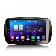 Erisin ES8799S 9" Android 14.0 Auto Multimedia System CarPlay & Auto GPS Radio DSP TPMS DAB for Mercedes Benz SMART