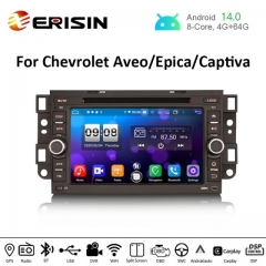 Erisin ES8776C 7" Android 14.0 Carplay Auto Radio DSP RDS WiFi OBD DAB+ Car DVD GPS For Chevrolet Aveo Epica Captiva
