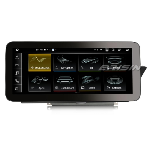 Erisin ES4674HR 12.3" Right-Hand-Drive Android 14 Car Stereo GPS For Audi A4/A5/B8/S4/S5 High Configuration CarPlay Auto Radio DSP IPS Multimedia