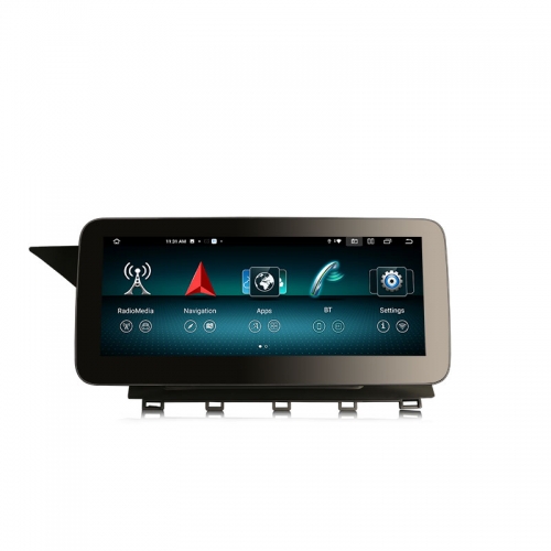 ES38GK45 IPS Android 14 Auto Radio For Mercedes Benz GLK Class X204 Car Stereo Multimedia Screen Navigation Carplay 4G Net BT5.0