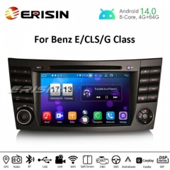 Erisin ES8710E 7" DSP Android 14.0 Car DVD for Mercedes Benz E/CLS/G Class W211 W219 CarPlay & Auto GPS 4G DAB+ WiFi