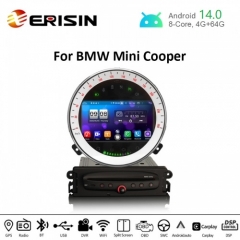Erisin ES8711M 7" 64G Android 14.0 Car DVD GPS for BMW Mini Cooper CarPlay Android Auto DSP DAB+ RDS OBD2