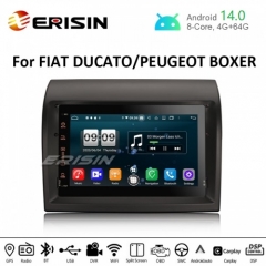 Erisin ES8774D 7" 64G Android 14.0 Car Stereo CarPlay Auto DSP GPS TPMS DVR 4G BT for FIAT DUCATO CITROEN JUMPER
