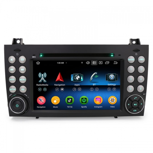 Erisin ES6540S 7" IPS Android 16.0 Car DVD Player GPS DSP 4G LTE Wireless CarPlay Auto Radio For Mercedes-Benz SLK Class R171 W171 SLK200 SLK280 SLK30