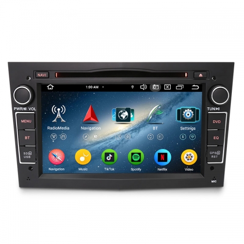 Erisin ES6560PB 7" DSP Android 16.0 Car Stereo DVD for Opel Vauxhall Zafira Vivaro Astra Corsa Wireless CarPlay & Auto GPS 4G DAB+ BT5.1