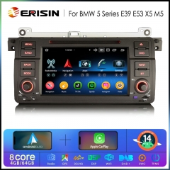 Erisin ES6746B Android 14.0 Car DVD GPS Navi For BMW E46 M3 Stereo Wireless CarPlay Auto Radio DSP 4G LTE BT5.0 Multimedia