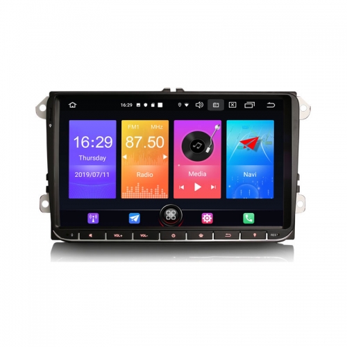 Erisin ES2728VN 9" DAB+ Android 12 Car Stereo SatNav WIFI Auto Radio GPS for VW Passat Golf 5 Touran Polo Seat