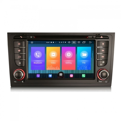 Erisin ES2706A 7" Android 12.0 Audi A6 S6 RS6 Allroad Car Stereo DVD Player GPS DAB+ CarPlay+ WiFi Radio Bluetooth