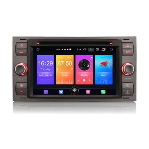 Erisin ES2766FG 7" Android 12.0 Car Stereo DVD For Ford Fusion Focus Fiesta Galaxy Wireless CarPlay Android Auto Radio DSP GPS
