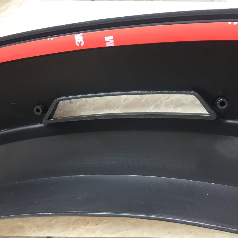 Fender Flares with reflector Wheel Matte Black 6 Pcs Trim For Nissan Np300 Navara 4 Door Double Cab 2015 2016 2017 2018