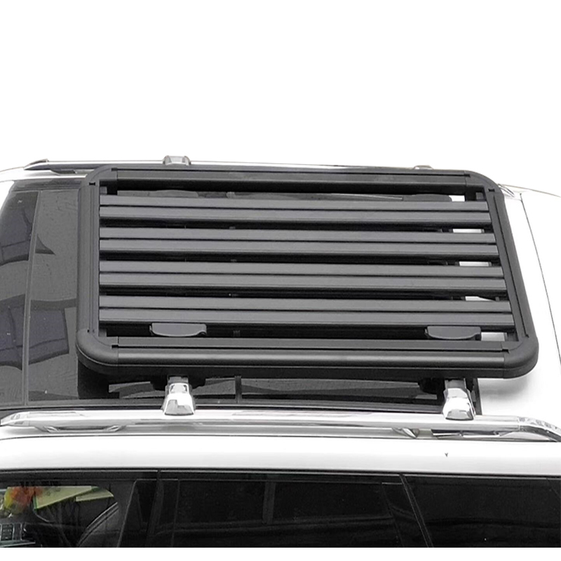 Universal 4×4 Aluminum Alloy Roof Platform Racks with Extension Car Top Luggage Holder Carrier Basket SUV Camping Cargo to Suit All Pickup