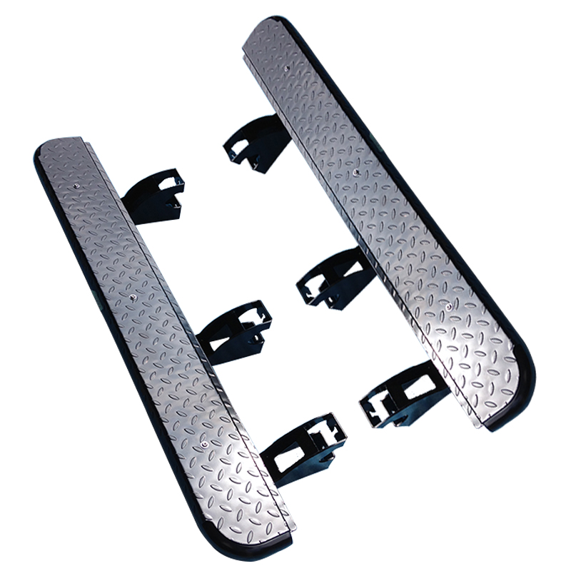 Car Accessories Side Steps Bars Rock Rails Sliders Two Sided Zipper Slider For Hilux Revo 4x4 Pickup Truck