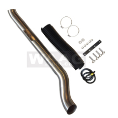 Car accessories off road stainless steel snorkel kit for Land Cruiser LC200