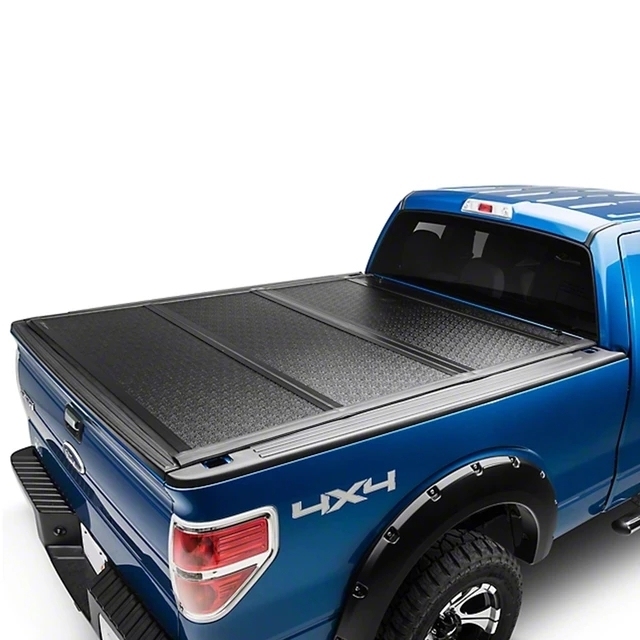 Embedded Aluminum Hard Tri-Folding Tonneau Cover Truck Bed Accories for Nissan Navara NP300