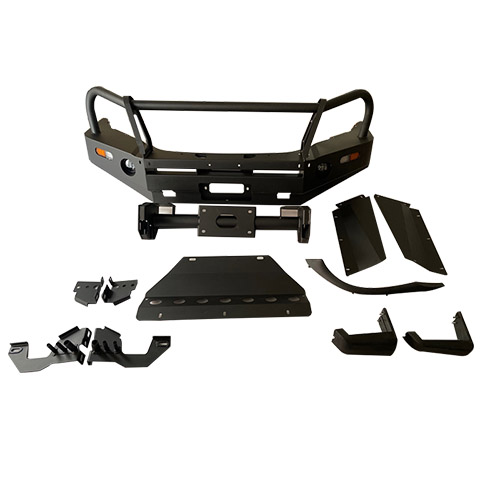 WAAG Deluxe Bull Bar Front Bumper With LED Light for Nissan navara np300