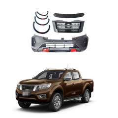 New Design Body Kits Auto Parts Accesories Front Bumper With Grill For Nissan Navara NP300