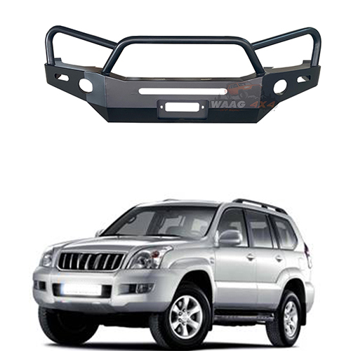 Hot Selling High Quality Car Front Bumper Black Steel Bull Bar For Land Cruiser LC120