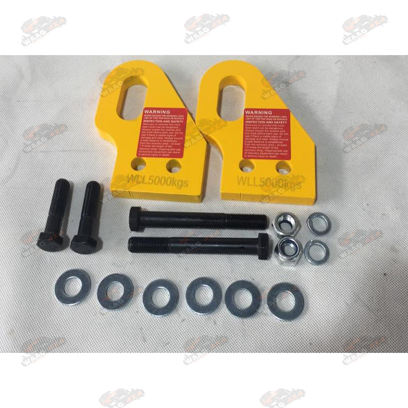 4X4 High Tensil Off Road Acessories Heavy Duty Steel Tow Point Kit Recovery Point For Toyota Landcruiser Prado FJ120
