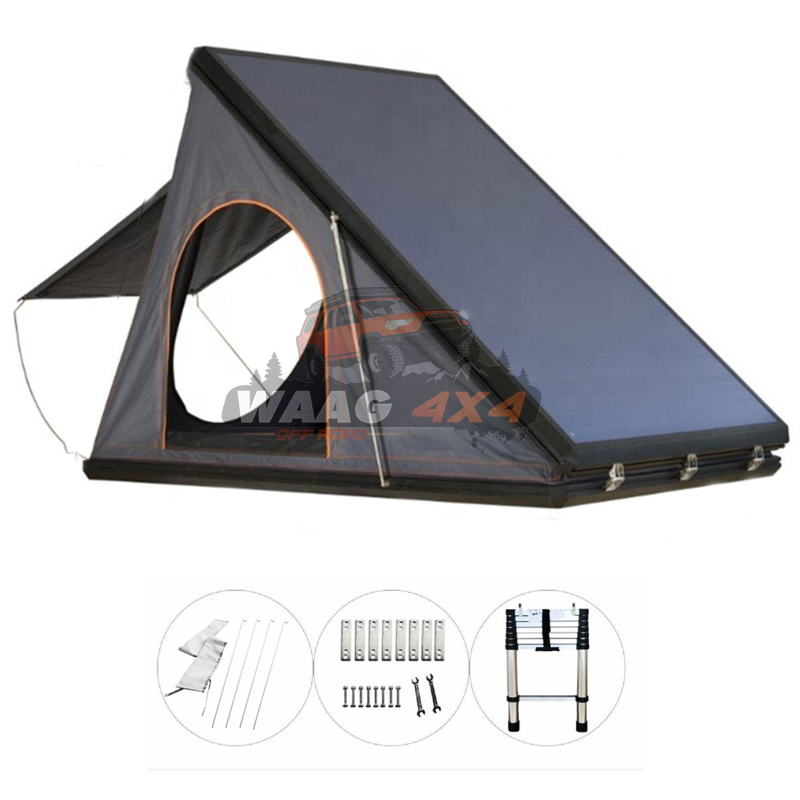 Off Road Outdoor Camping Tent Folding Aluminum Hard Shell Car Roof Tent