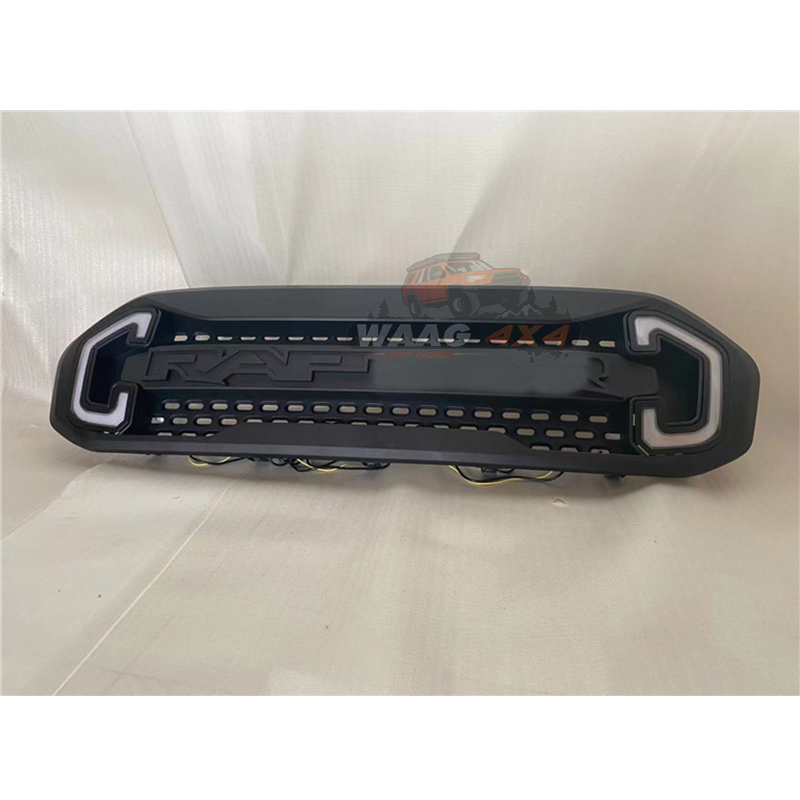 For 19-21 Ford Ranger T8 Exterior Accessories Front Grille Radiator Grille With Turn Signal Light