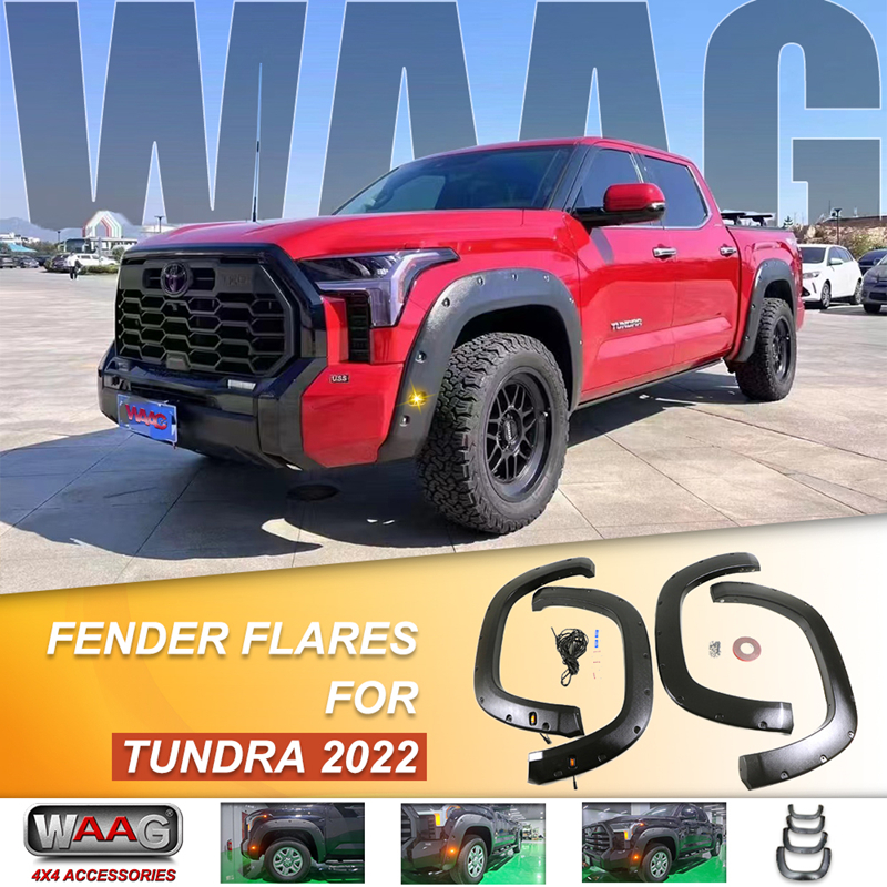 Wholesale Black ABS Plastic Wheel ArchFender Flares for Tundra 2022