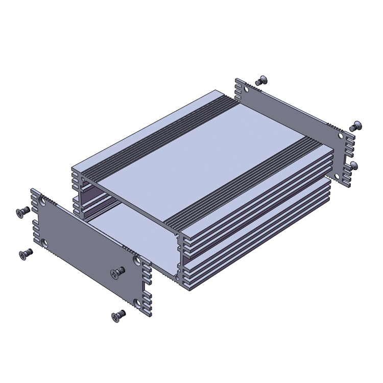 90-35-115仪表铝型材壳体DIY电子铝合金机箱仪器线路板盒外壳