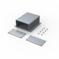 97*40.5一体式铝型材外壳 仪表盒铝合金盒子开孔加工pcb外壳定制