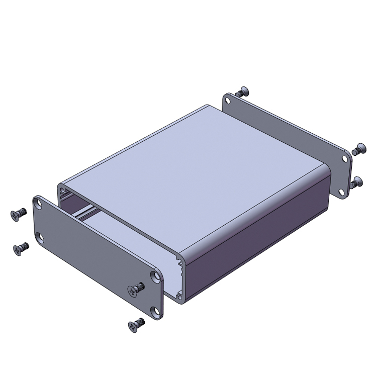 84*28-100一体式铝盒型材外壳仪器仪表机壳体铝合金外壳加工定制