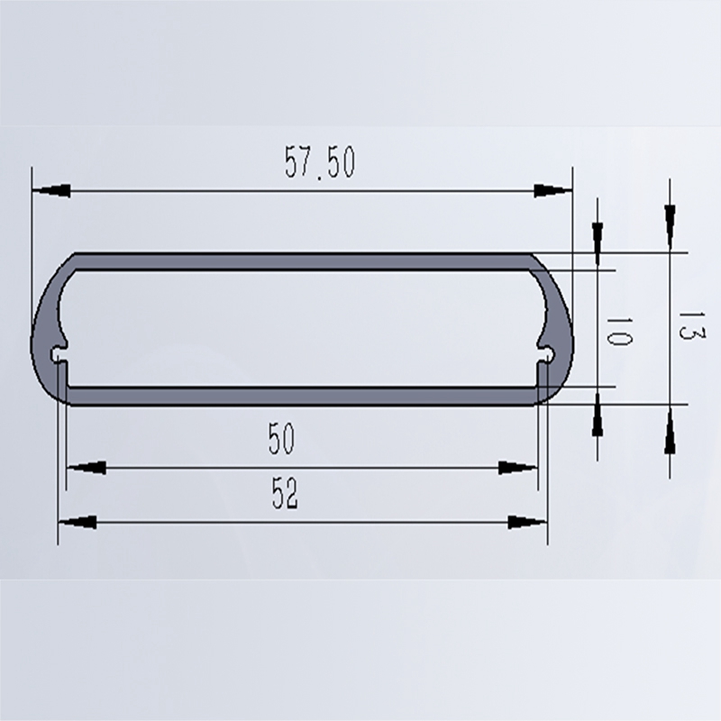 57.3*13-63小铝壳铝型材壳体/电子元件铝合金外壳/电路板铝壳铝盒