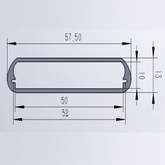 57.3*13-L aluminium case & aluminium enclosure aluminium boxes electronic