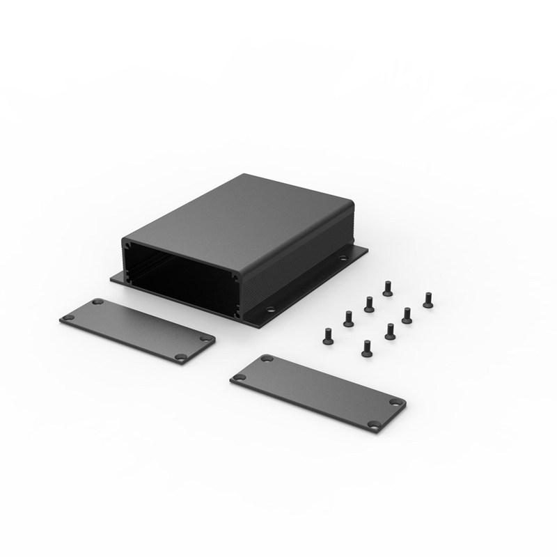 80x23.8-90 aluminium electrical box black aluminium case small metal enclosure