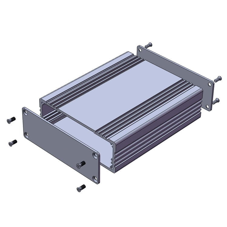 82.8x28.8x100 small aluminum extrusion catalog pcb enclosure electronic box