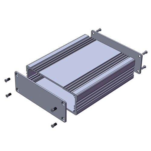 82.8*28.8一体式铝合金型材外壳体PCB板仪器仪表铝盒铝壳定做diy