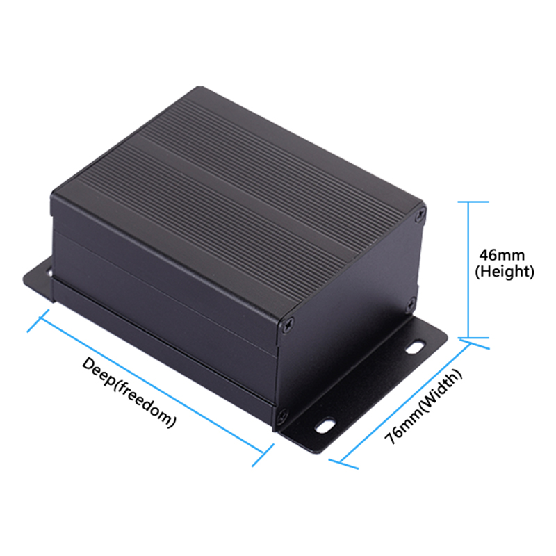 76*46-L aluminum pcb electrical enclosure