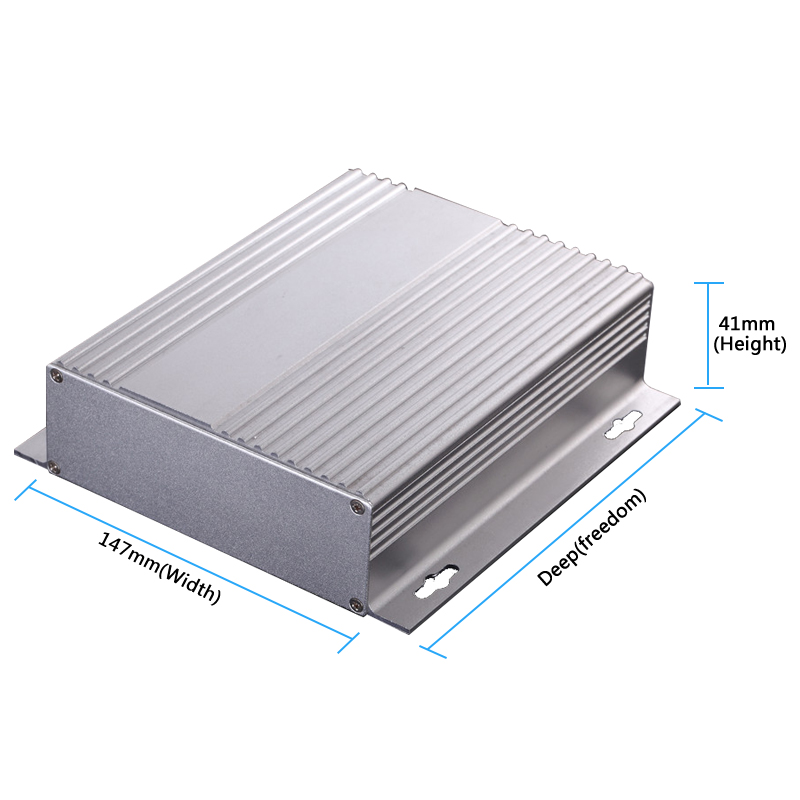 147*41线路板铝盒 电源铝外壳 移动电源盒铝壳铝合金盒子金属壳体