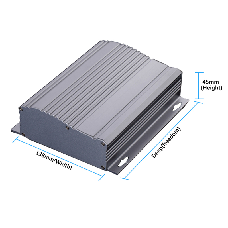 138-45-160浦美PCB线路板铝盒铝合金外壳金属外壳 散热铝盒铝壳体
