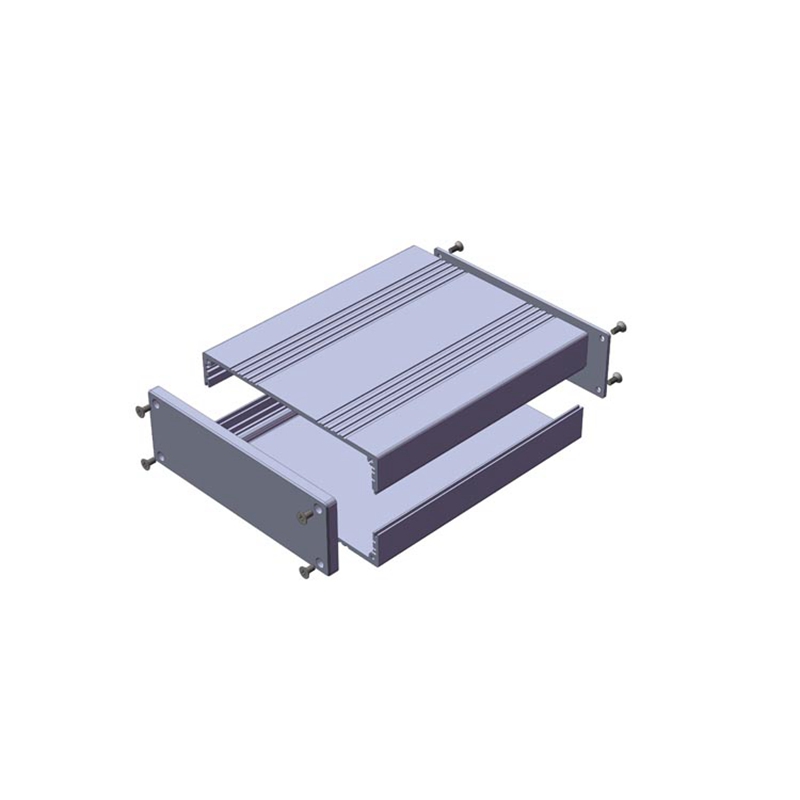 168 x 54-200 extruded aluminum enclosure designed extruded amplifier aluminium box